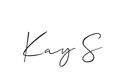 Check out images of Autograph of Kay S name. Actor Kay S Signature Style. Allison_Script is a professional sign style online. Kay S signature style 2 images and pictures png