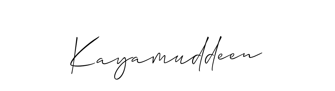 Here are the top 10 professional signature styles for the name Kayamuddeen. These are the best autograph styles you can use for your name. Kayamuddeen signature style 2 images and pictures png
