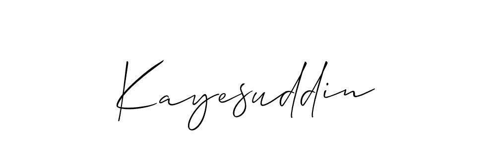 Similarly Allison_Script is the best handwritten signature design. Signature creator online .You can use it as an online autograph creator for name Kayesuddin. Kayesuddin signature style 2 images and pictures png