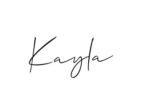 Make a beautiful signature design for name Kayla. Use this online signature maker to create a handwritten signature for free. Kayla signature style 2 images and pictures png