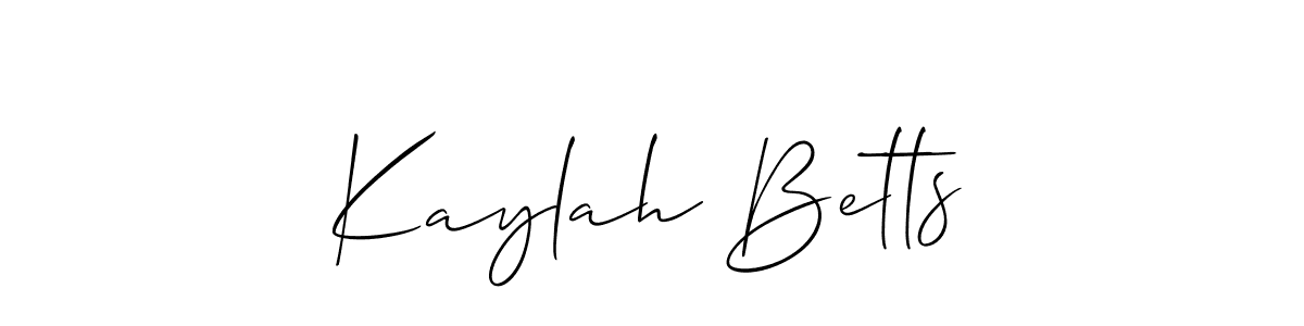 Check out images of Autograph of Kaylah Betts name. Actor Kaylah Betts Signature Style. Allison_Script is a professional sign style online. Kaylah Betts signature style 2 images and pictures png