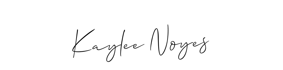 Similarly Allison_Script is the best handwritten signature design. Signature creator online .You can use it as an online autograph creator for name Kaylee Noyes. Kaylee Noyes signature style 2 images and pictures png