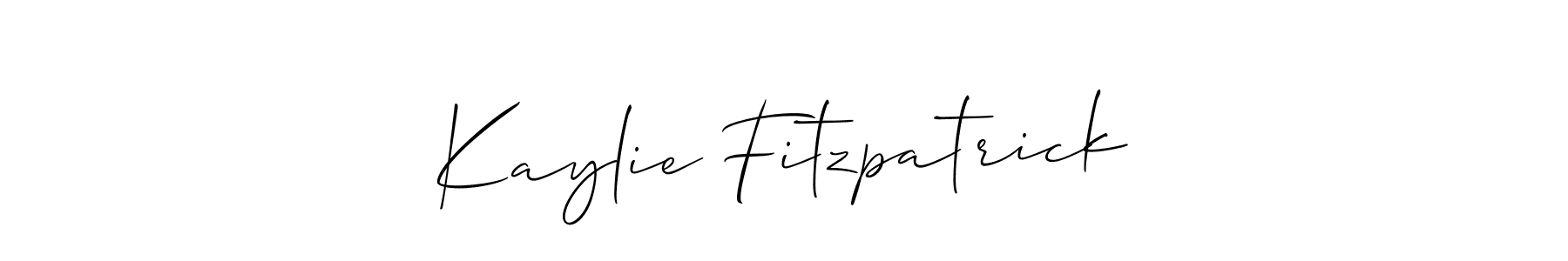 Also we have Kaylie Fitzpatrick name is the best signature style. Create professional handwritten signature collection using Allison_Script autograph style. Kaylie Fitzpatrick signature style 2 images and pictures png