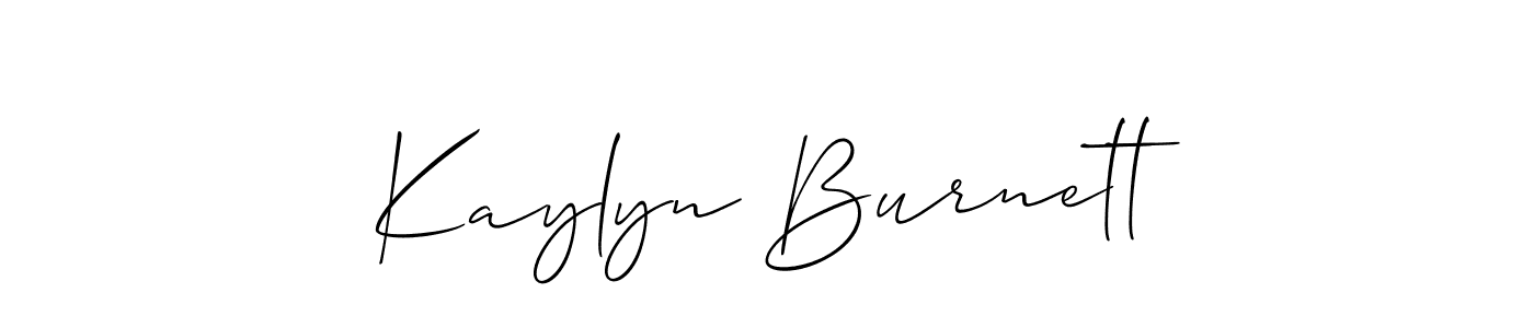 Here are the top 10 professional signature styles for the name Kaylyn Burnett. These are the best autograph styles you can use for your name. Kaylyn Burnett signature style 2 images and pictures png