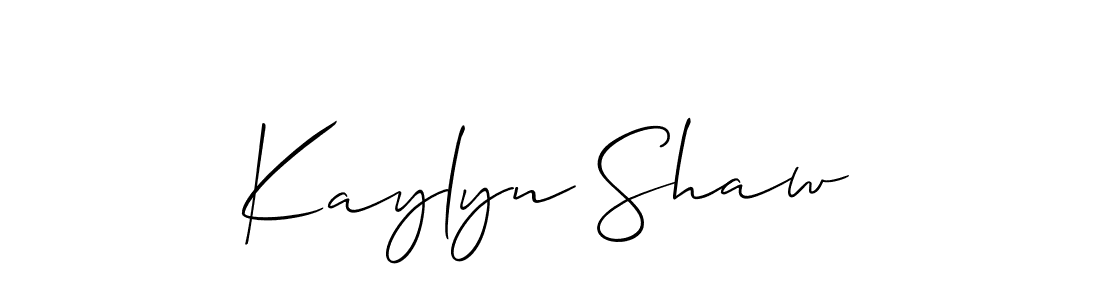 Once you've used our free online signature maker to create your best signature Allison_Script style, it's time to enjoy all of the benefits that Kaylyn Shaw name signing documents. Kaylyn Shaw signature style 2 images and pictures png