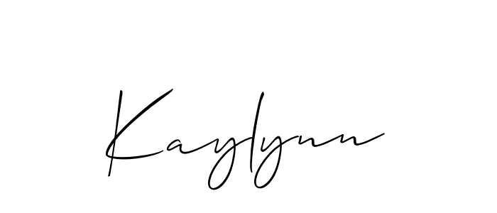 The best way (Allison_Script) to make a short signature is to pick only two or three words in your name. The name Kaylynn include a total of six letters. For converting this name. Kaylynn signature style 2 images and pictures png