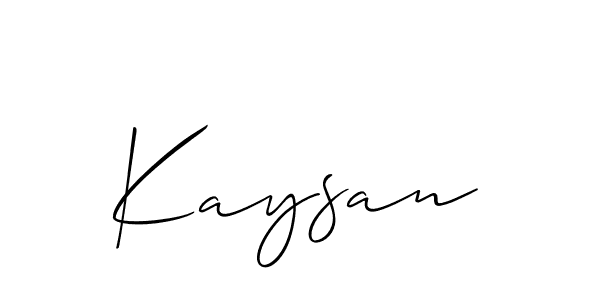 You can use this online signature creator to create a handwritten signature for the name Kaysan. This is the best online autograph maker. Kaysan signature style 2 images and pictures png