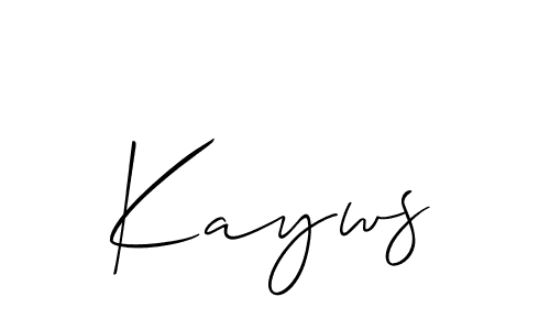 How to make Kayws name signature. Use Allison_Script style for creating short signs online. This is the latest handwritten sign. Kayws signature style 2 images and pictures png