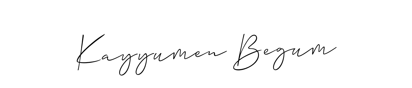 if you are searching for the best signature style for your name Kayyumen Begum. so please give up your signature search. here we have designed multiple signature styles  using Allison_Script. Kayyumen Begum signature style 2 images and pictures png