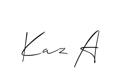 See photos of Kaz A official signature by Spectra . Check more albums & portfolios. Read reviews & check more about Allison_Script font. Kaz A signature style 2 images and pictures png