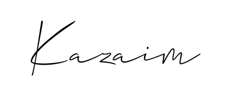 Once you've used our free online signature maker to create your best signature Allison_Script style, it's time to enjoy signing your documents with Kazaim name. Kazaim signature style 2 images and pictures png