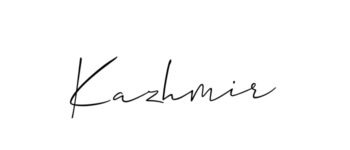How to Draw Kazhmir signature style? Allison_Script is a latest design signature styles for name Kazhmir. Kazhmir signature style 2 images and pictures png