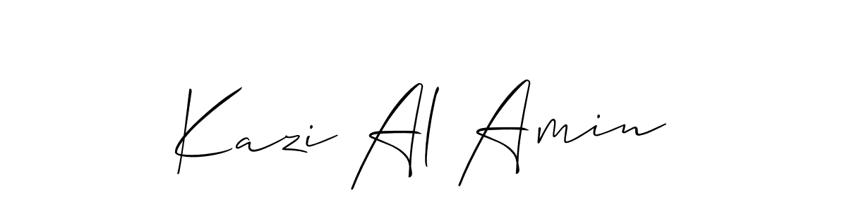 Also we have Kazi Al Amin name is the best signature style. Create professional handwritten signature collection using Allison_Script autograph style. Kazi Al Amin signature style 2 images and pictures png