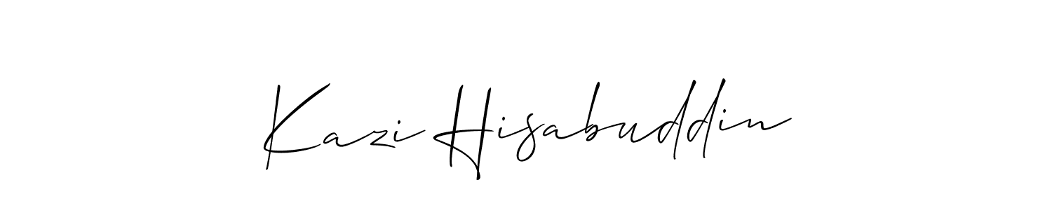 Here are the top 10 professional signature styles for the name Kazi Hisabuddin. These are the best autograph styles you can use for your name. Kazi Hisabuddin signature style 2 images and pictures png