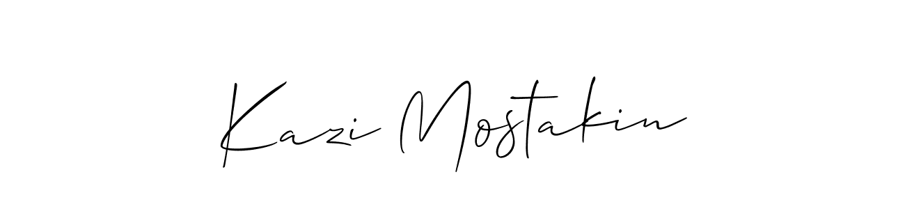 You can use this online signature creator to create a handwritten signature for the name Kazi Mostakin. This is the best online autograph maker. Kazi Mostakin signature style 2 images and pictures png