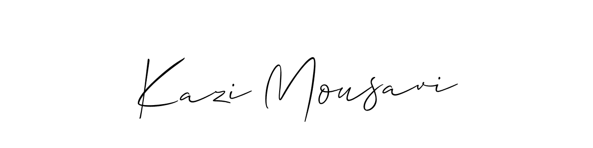 Check out images of Autograph of Kazi Mousavi name. Actor Kazi Mousavi Signature Style. Allison_Script is a professional sign style online. Kazi Mousavi signature style 2 images and pictures png