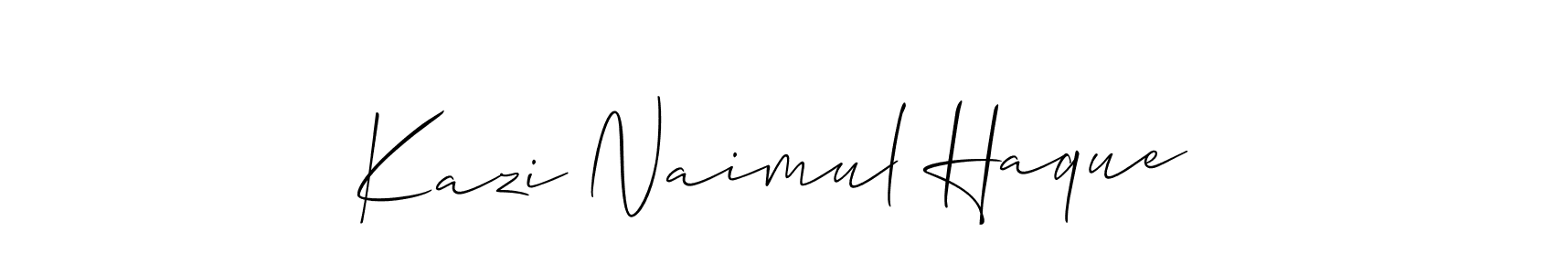 You can use this online signature creator to create a handwritten signature for the name Kazi Naimul Haque. This is the best online autograph maker. Kazi Naimul Haque signature style 2 images and pictures png