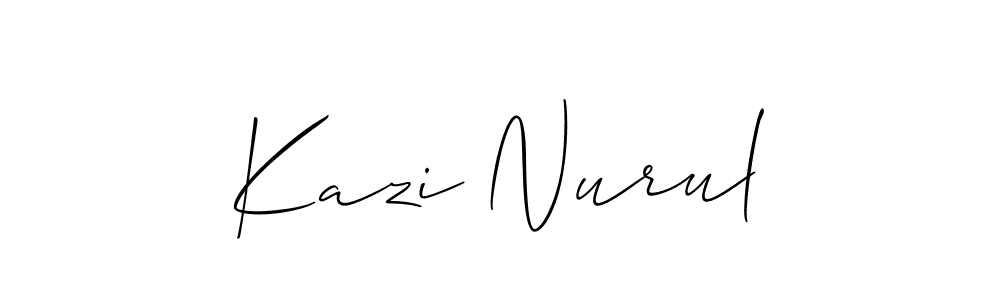 Kazi Nurul stylish signature style. Best Handwritten Sign (Allison_Script) for my name. Handwritten Signature Collection Ideas for my name Kazi Nurul. Kazi Nurul signature style 2 images and pictures png