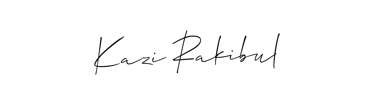 Similarly Allison_Script is the best handwritten signature design. Signature creator online .You can use it as an online autograph creator for name Kazi Rakibul. Kazi Rakibul signature style 2 images and pictures png
