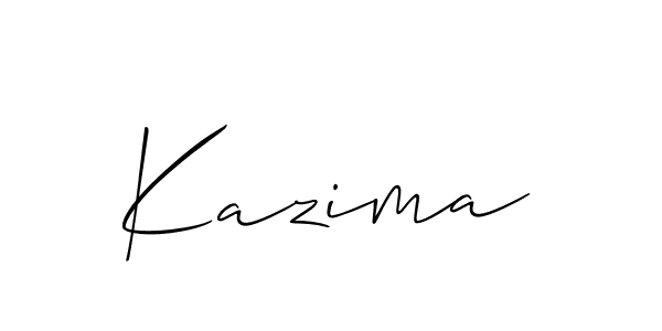 You can use this online signature creator to create a handwritten signature for the name Kazima. This is the best online autograph maker. Kazima signature style 2 images and pictures png