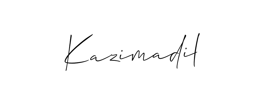 Make a beautiful signature design for name Kazimadil. Use this online signature maker to create a handwritten signature for free. Kazimadil signature style 2 images and pictures png