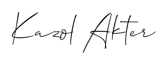 Stand out with a creative autograph for Kazol Akter. The Allison_Script styling blends modern aesthetics with classic signature flourishes. Kazol Akter signature style 2 images and pictures png