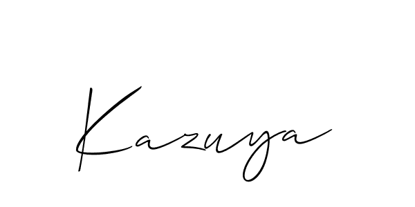 Also You can easily find your signature by using the search form. We will create Kazuya name handwritten signature images for you free of cost using Allison_Script sign style. Kazuya signature style 2 images and pictures png