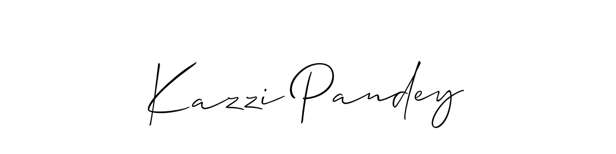 Similarly Allison_Script is the best handwritten signature design. Signature creator online .You can use it as an online autograph creator for name Kazzi Pandey. Kazzi Pandey signature style 2 images and pictures png