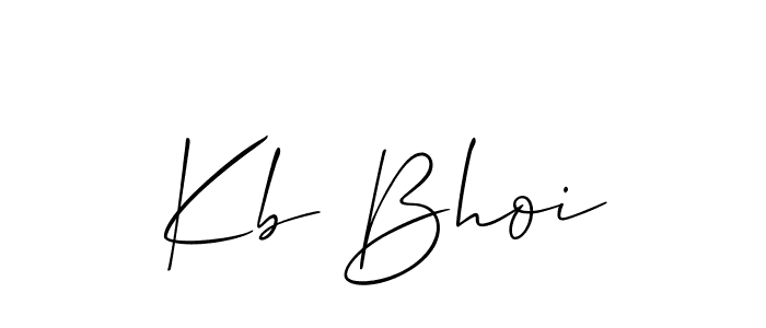 Make a short Kb Bhoi signature style. Manage your documents anywhere anytime using Allison_Script. Create and add eSignatures, submit forms, share and send files easily. Kb Bhoi signature style 2 images and pictures png
