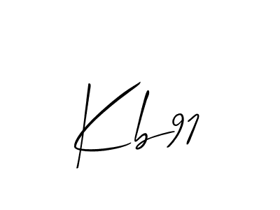 How to Draw Kb91 signature style? Allison_Script is a latest design signature styles for name Kb91. Kb91 signature style 2 images and pictures png