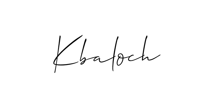 if you are searching for the best signature style for your name Kbaloch. so please give up your signature search. here we have designed multiple signature styles  using Allison_Script. Kbaloch signature style 2 images and pictures png