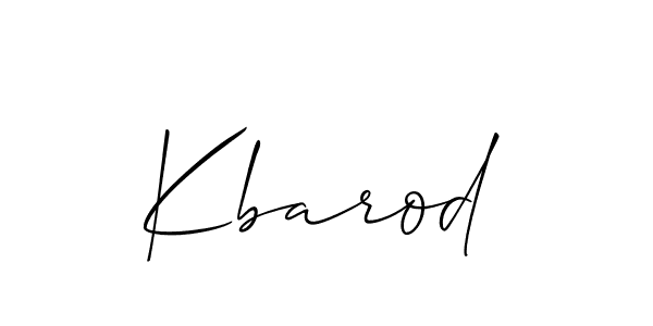 Once you've used our free online signature maker to create your best signature Allison_Script style, it's time to enjoy all of the benefits that Kbarod name signing documents. Kbarod signature style 2 images and pictures png