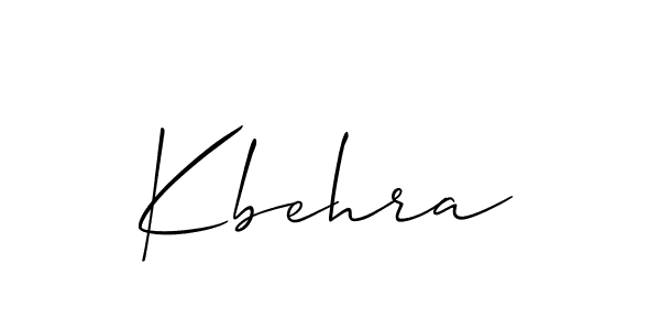 Kbehra stylish signature style. Best Handwritten Sign (Allison_Script) for my name. Handwritten Signature Collection Ideas for my name Kbehra. Kbehra signature style 2 images and pictures png