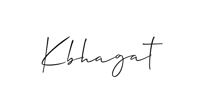 Make a beautiful signature design for name Kbhagat. With this signature (Allison_Script) style, you can create a handwritten signature for free. Kbhagat signature style 2 images and pictures png