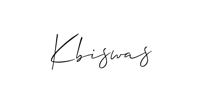 Allison_Script is a professional signature style that is perfect for those who want to add a touch of class to their signature. It is also a great choice for those who want to make their signature more unique. Get Kbiswas name to fancy signature for free. Kbiswas signature style 2 images and pictures png