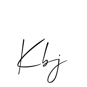 The best way (Allison_Script) to make a short signature is to pick only two or three words in your name. The name Kbj include a total of six letters. For converting this name. Kbj signature style 2 images and pictures png