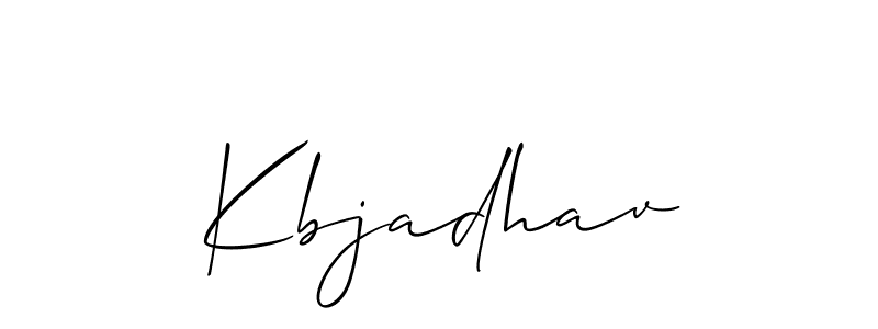 How to Draw Kbjadhav signature style? Allison_Script is a latest design signature styles for name Kbjadhav. Kbjadhav signature style 2 images and pictures png