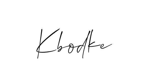 if you are searching for the best signature style for your name Kbodke. so please give up your signature search. here we have designed multiple signature styles  using Allison_Script. Kbodke signature style 2 images and pictures png