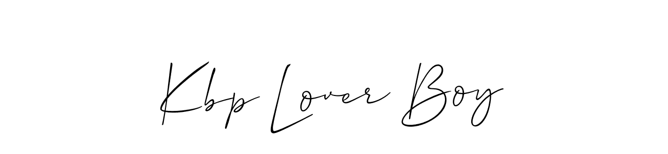 Once you've used our free online signature maker to create your best signature Allison_Script style, it's time to enjoy all of the benefits that Kbp Lover Boy name signing documents. Kbp Lover Boy signature style 2 images and pictures png