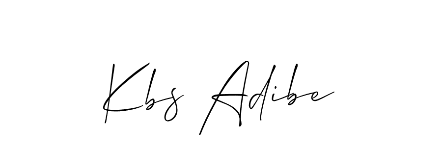 Allison_Script is a professional signature style that is perfect for those who want to add a touch of class to their signature. It is also a great choice for those who want to make their signature more unique. Get Kbs Adibe name to fancy signature for free. Kbs Adibe signature style 2 images and pictures png