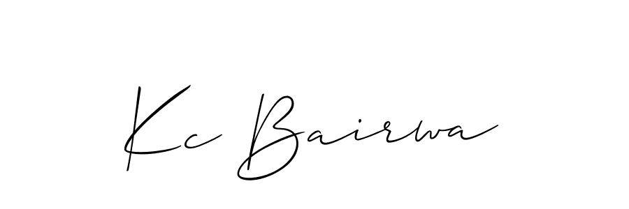 Make a beautiful signature design for name Kc Bairwa. Use this online signature maker to create a handwritten signature for free. Kc Bairwa signature style 2 images and pictures png