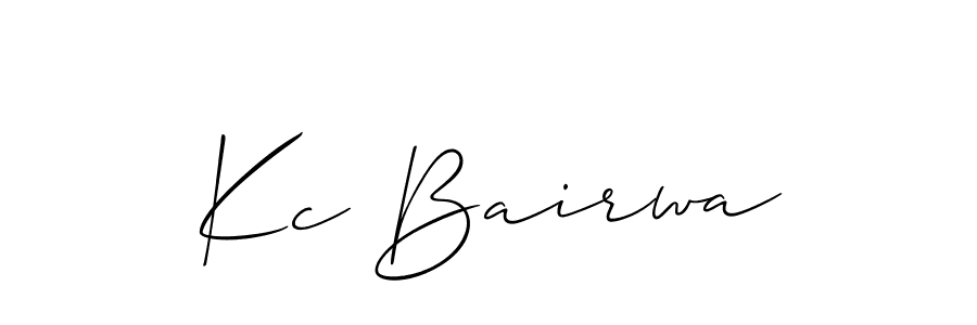 Best and Professional Signature Style for Kc Bairwa. Allison_Script Best Signature Style Collection. Kc Bairwa signature style 2 images and pictures png