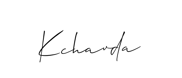 Make a beautiful signature design for name Kchavda. Use this online signature maker to create a handwritten signature for free. Kchavda signature style 2 images and pictures png