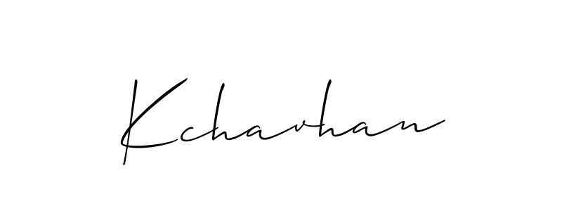 Best and Professional Signature Style for Kchavhan. Allison_Script Best Signature Style Collection. Kchavhan signature style 2 images and pictures png
