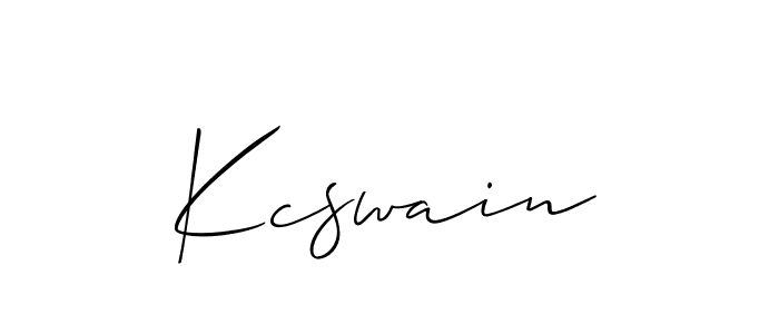Also You can easily find your signature by using the search form. We will create Kcswain name handwritten signature images for you free of cost using Allison_Script sign style. Kcswain signature style 2 images and pictures png