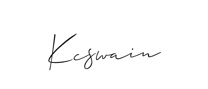 Check out images of Autograph of Kcswain name. Actor Kcswain Signature Style. Allison_Script is a professional sign style online. Kcswain signature style 2 images and pictures png