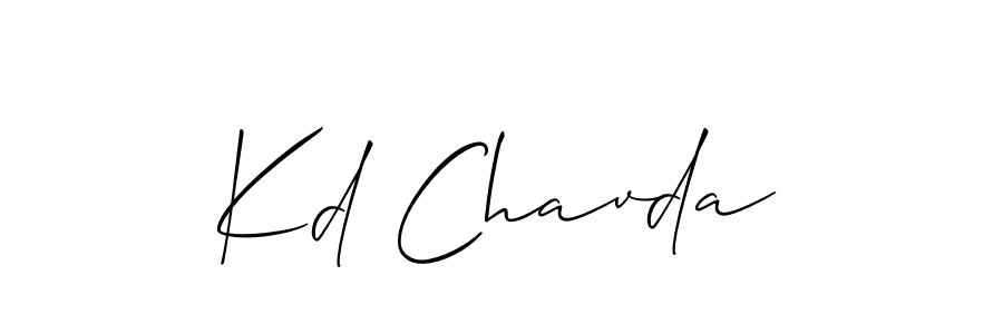 Make a short Kd Chavda signature style. Manage your documents anywhere anytime using Allison_Script. Create and add eSignatures, submit forms, share and send files easily. Kd Chavda signature style 2 images and pictures png