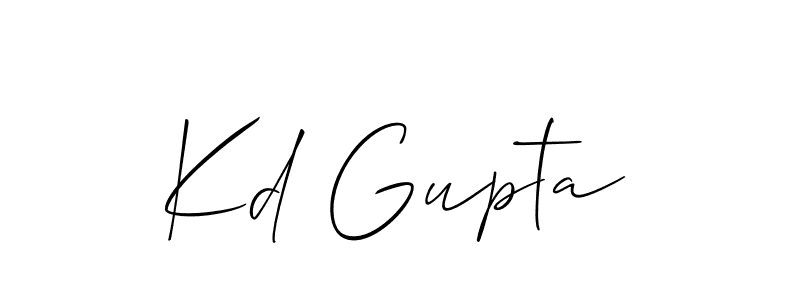Make a beautiful signature design for name Kd Gupta. Use this online signature maker to create a handwritten signature for free. Kd Gupta signature style 2 images and pictures png