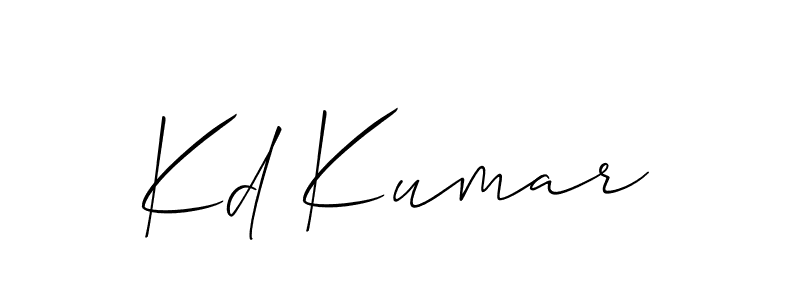 Kd Kumar stylish signature style. Best Handwritten Sign (Allison_Script) for my name. Handwritten Signature Collection Ideas for my name Kd Kumar. Kd Kumar signature style 2 images and pictures png