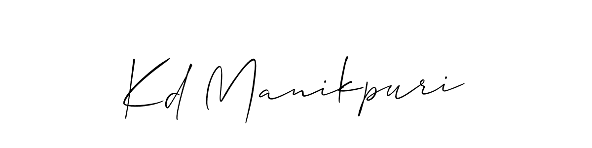 Best and Professional Signature Style for Kd Manikpuri. Allison_Script Best Signature Style Collection. Kd Manikpuri signature style 2 images and pictures png